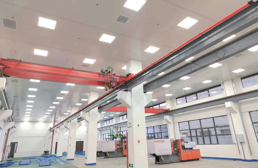 山山塑胶制品厂吊顶照明空调系统工程